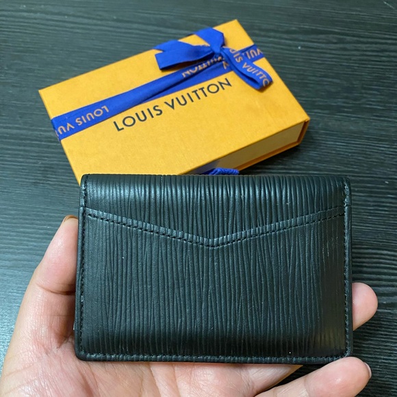 Louis Vuitton Pocket Organizer in Black Epi XL - Picture 2 of 4